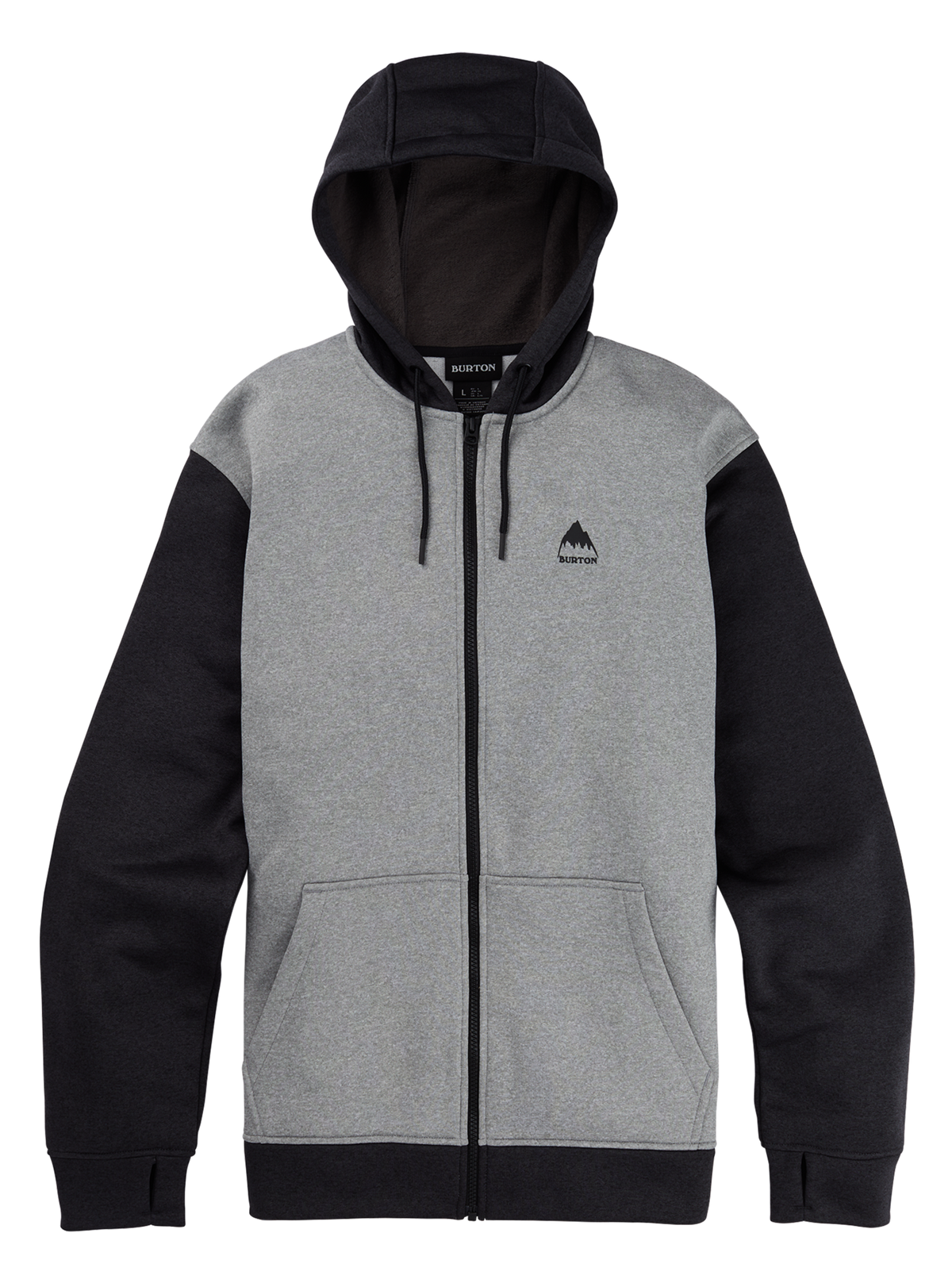 メンズ Burton オーク フルジップ フーディー 2026