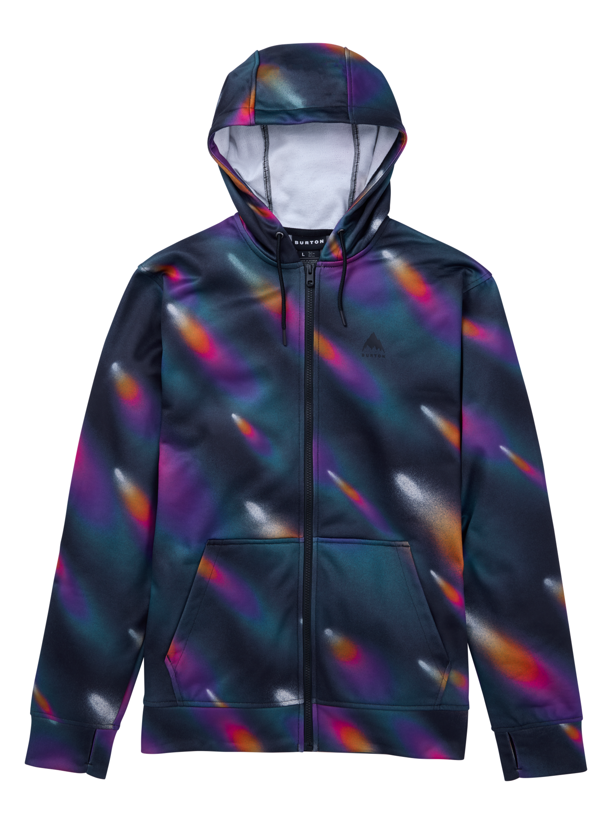 メンズ Burton オーク フルジップ フーディー