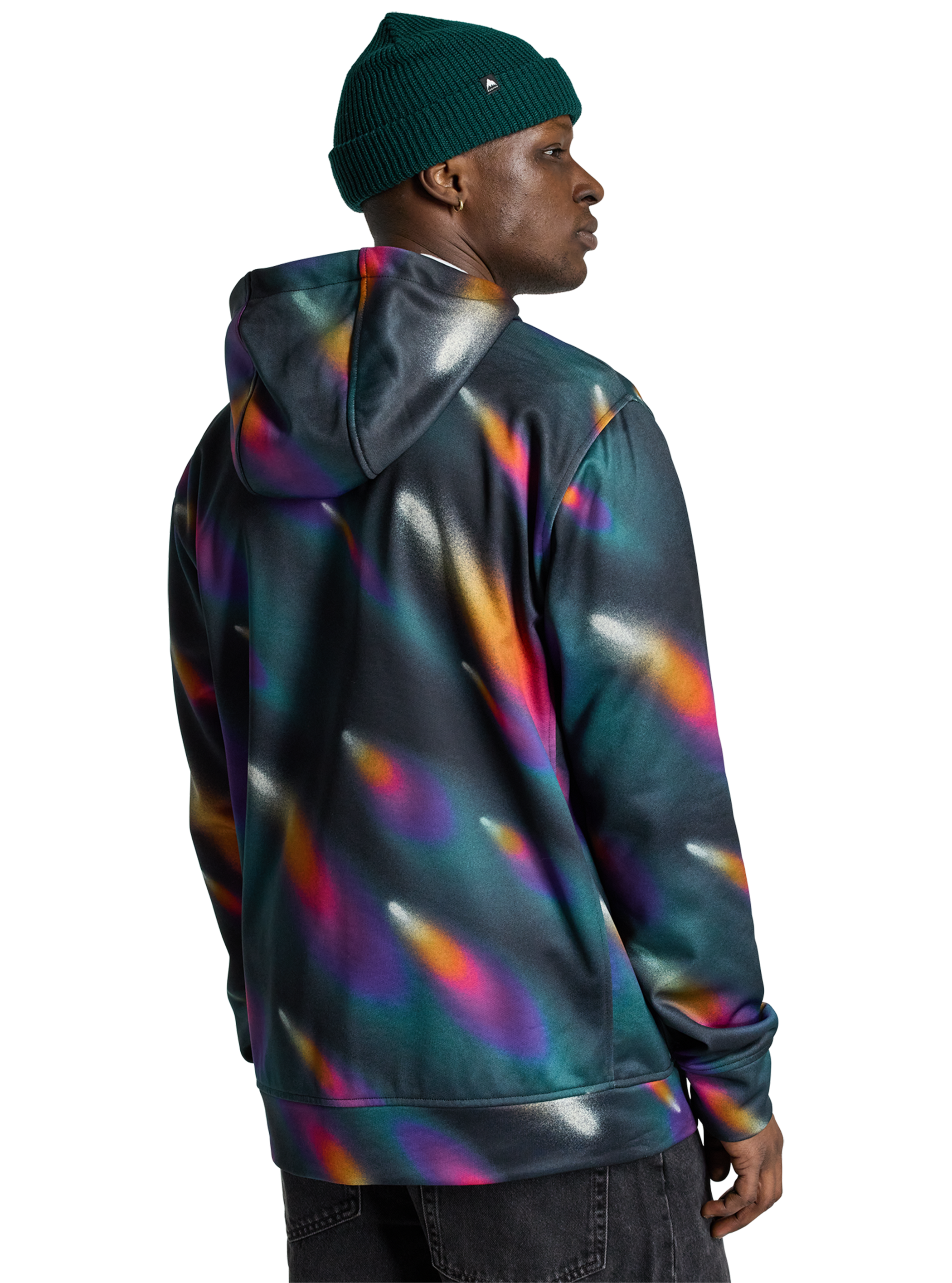 メンズ Burton オーク フルジップ フーディー