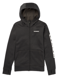 Product image of Kids' Burton Oak Full-Zip Hoodie[Variant:True Black Heather]