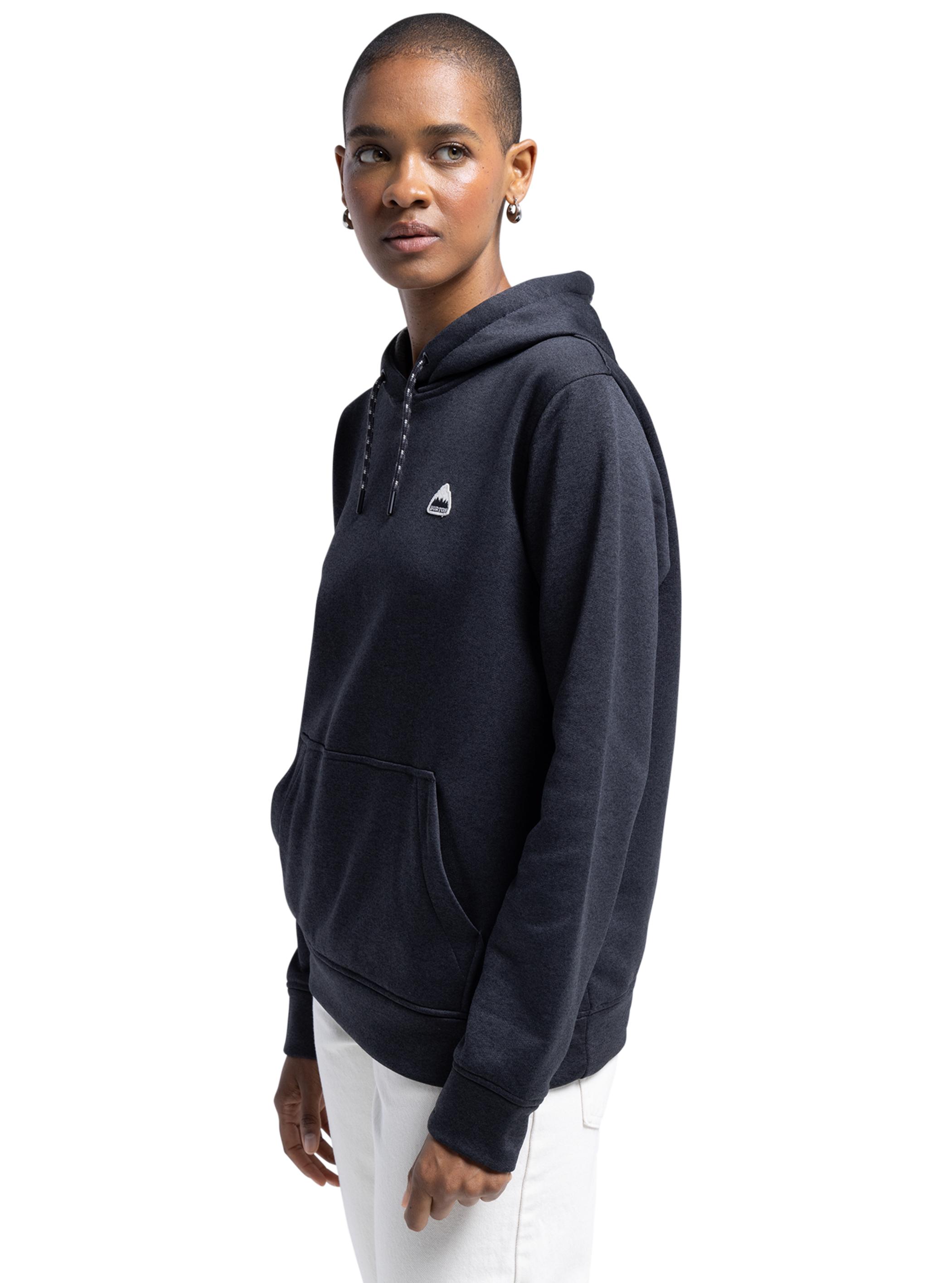 Product image of Women's Burton Oak Pullover Hoodie[Variant:True Black Heather]