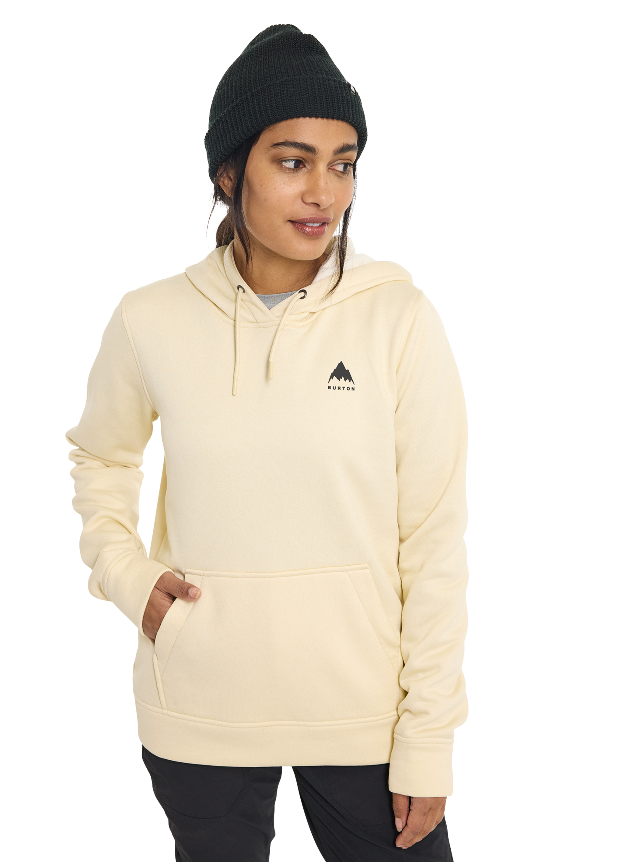 Product image of Women's Burton Oak Pullover Hoodie[Variant:Creme Brulee Heather]