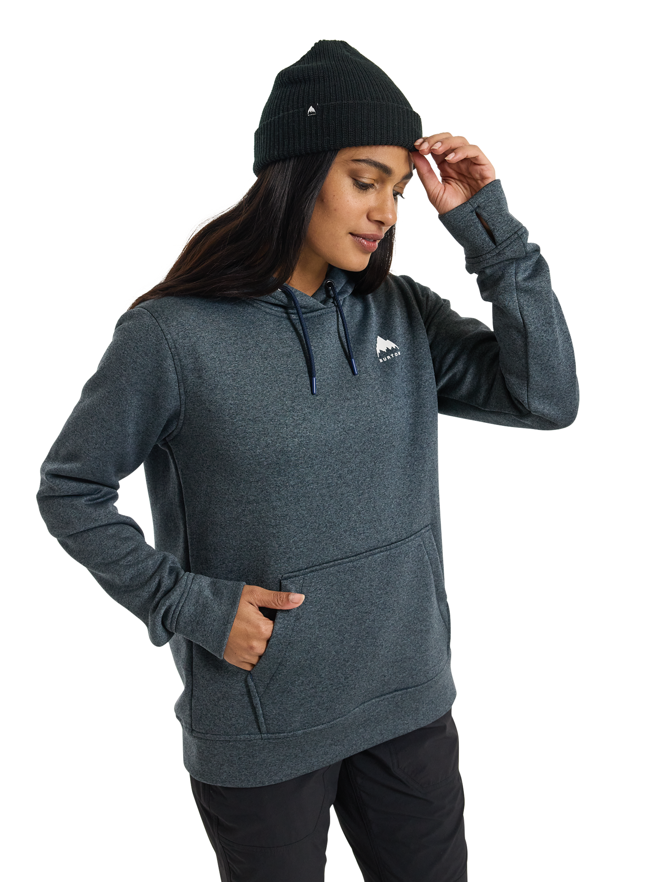 Product image of Women's Burton Oak Pullover Hoodie[Variant:Dress Blue Heather]
