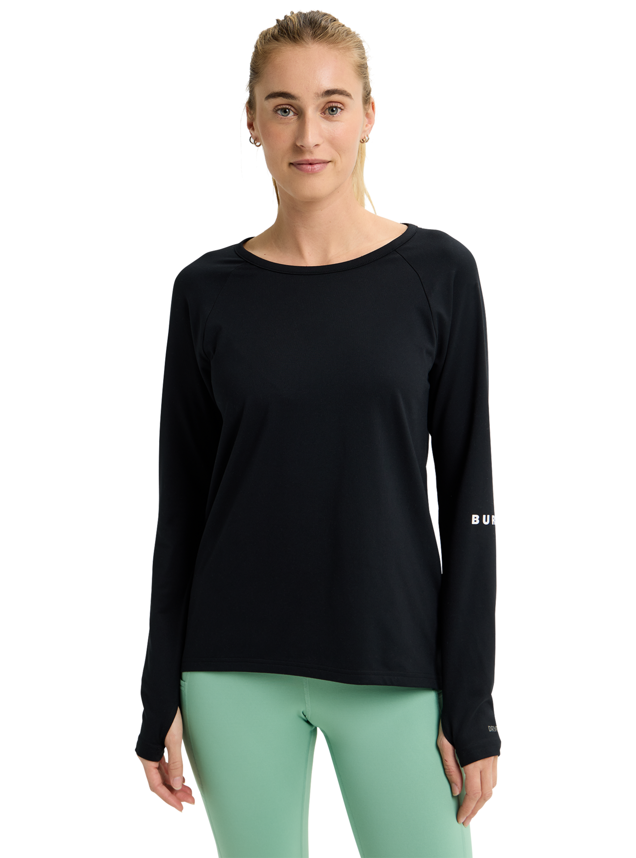Product image of Women's Burton Roadie Base Layer Tech T-Shirt (Sample)[Variant:True Black]