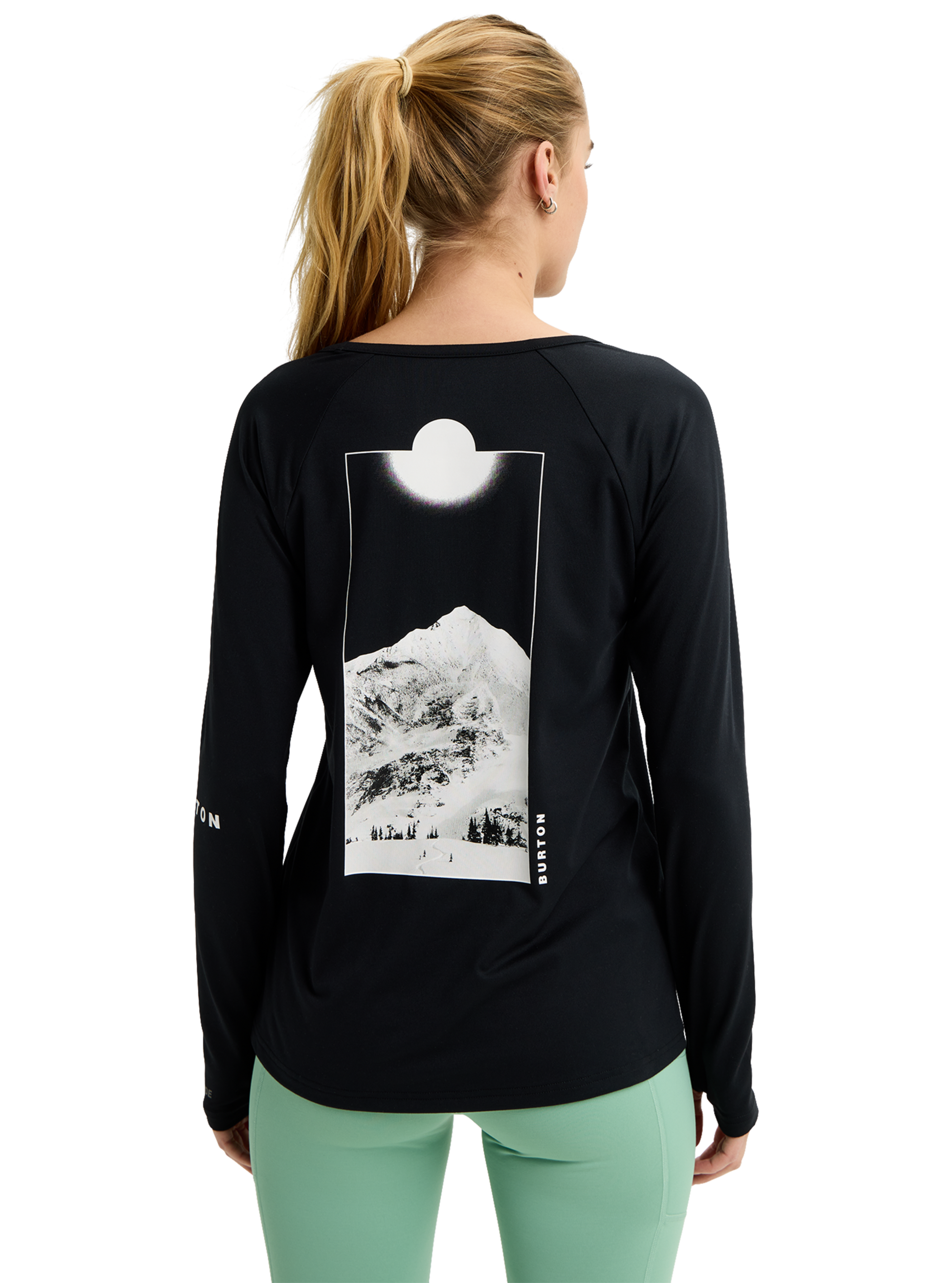 Product image of Women's Burton Roadie Base Layer Tech T-Shirt (Sample)[Variant:True Black]