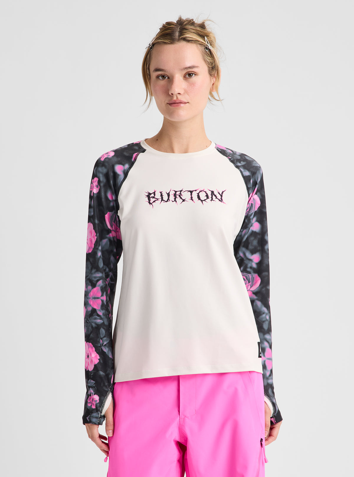 ウィメンズ Burton ローディー ベースレイヤー テック Tシャツ