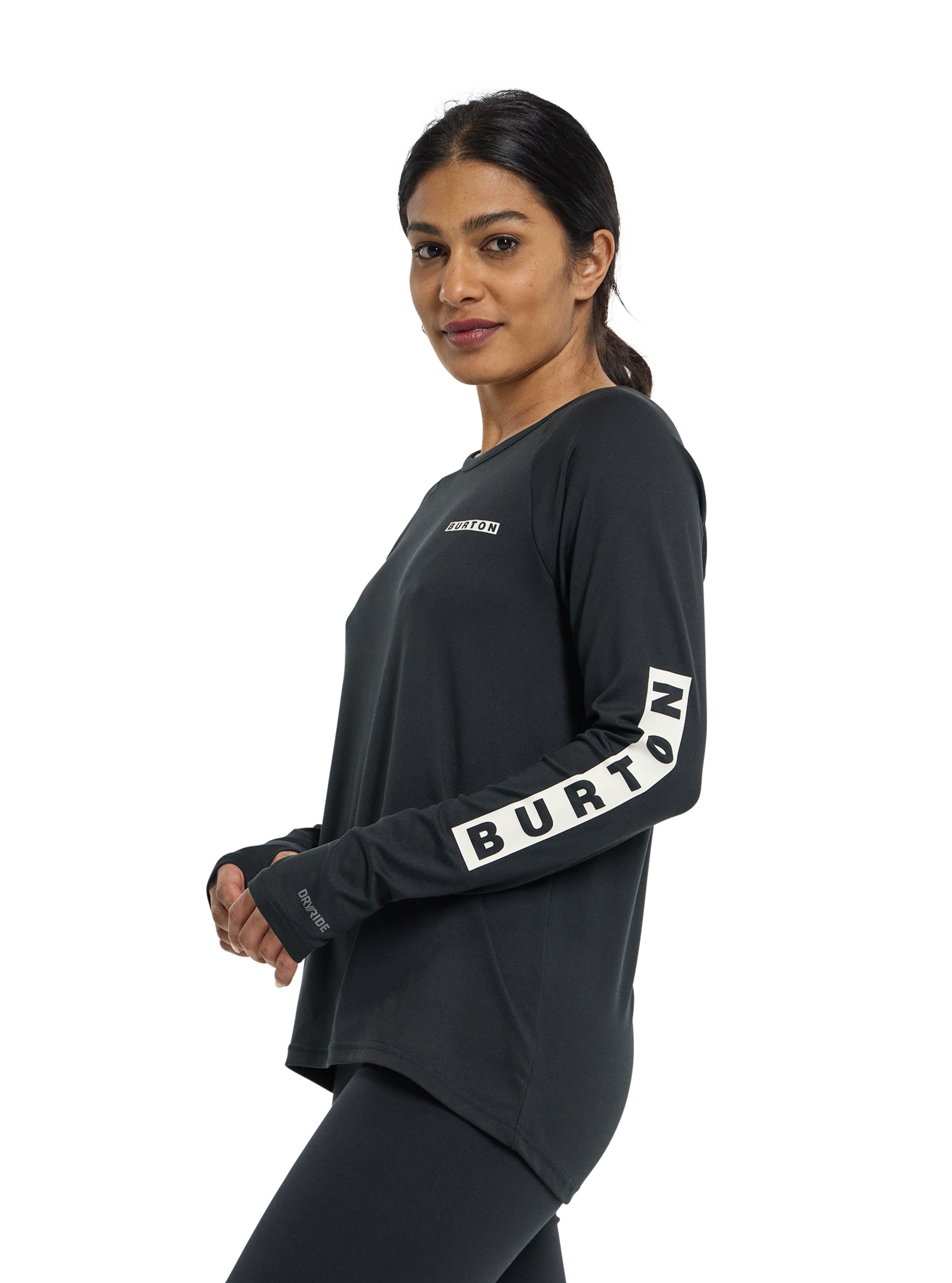 ウィメンズ Burton ローディー ベースレイヤー テック Tシャツ
