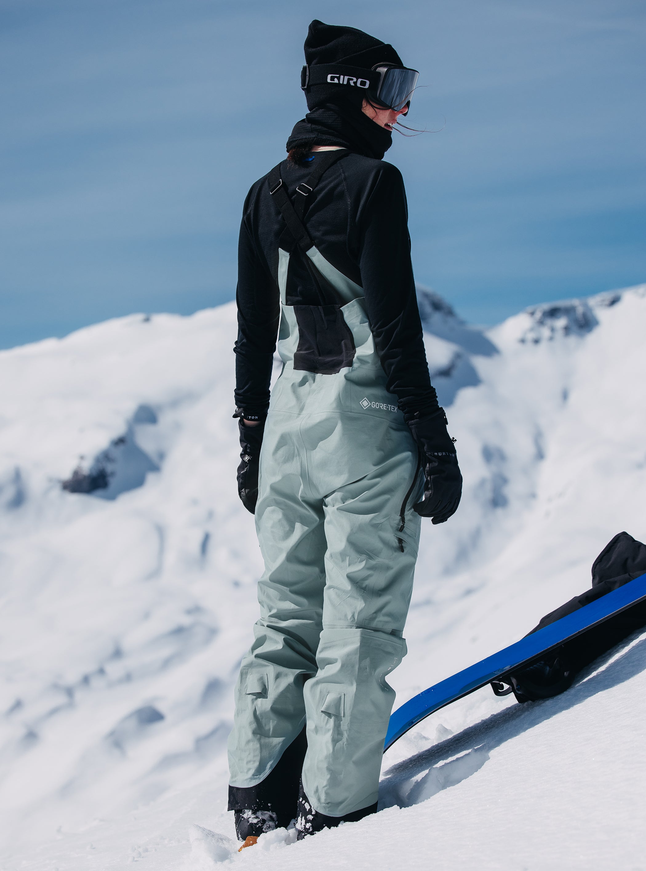 Product image of Women's Burton [ak] Kimmy GORE‑TEX 3L Stretch Bib Pants[Variant:Petrol Green]