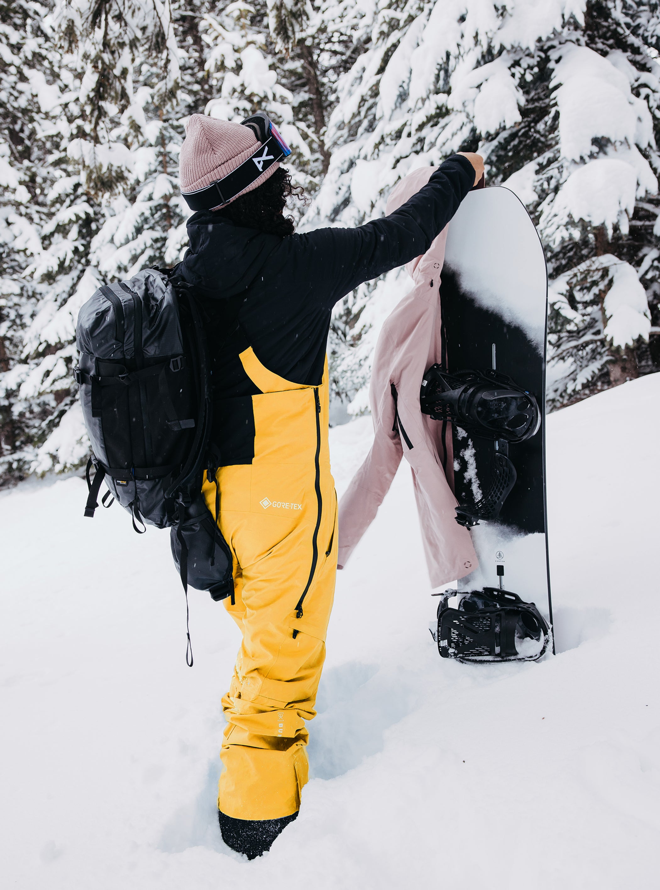 Product image of Women's Burton [ak] Kimmy GORE‑TEX 3L Stretch Bib Pants[Variant:Goldenrod]