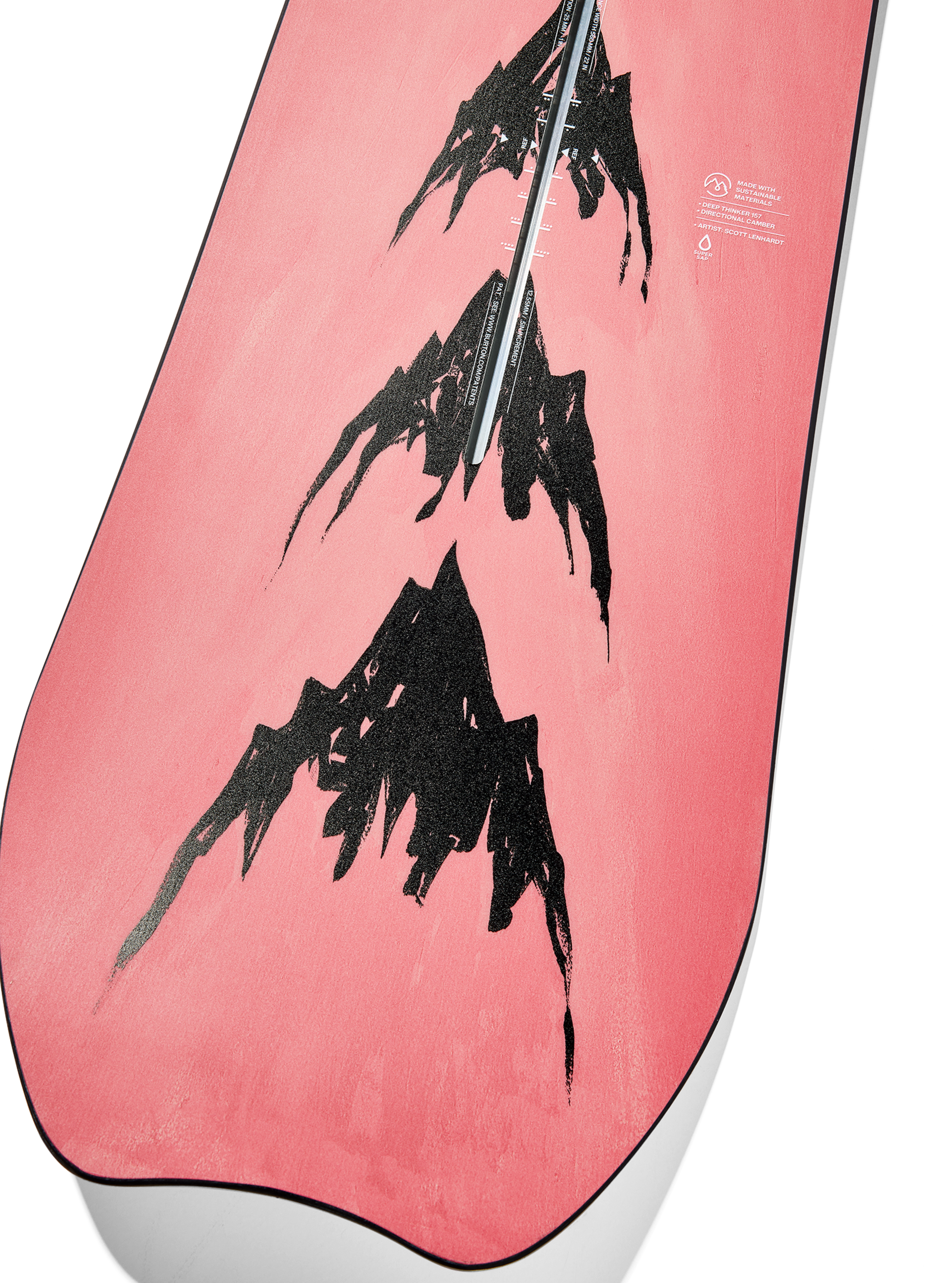 メンズ Burton ディープシンカー キャンバー スノーボード
