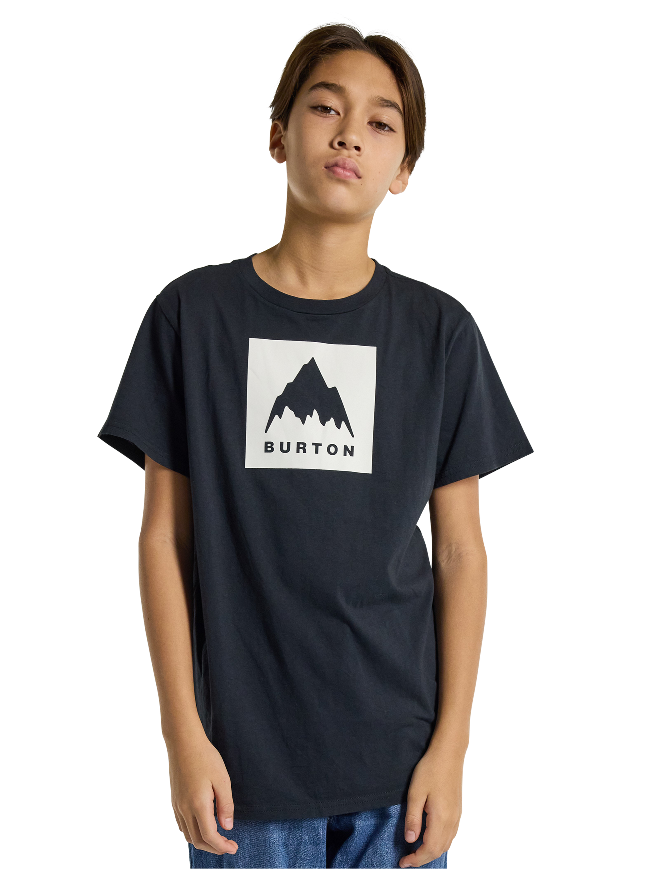 Product image of Kids' Burton Classic Mountain High Short Sleeve T-Shirt[Variant:True Black]