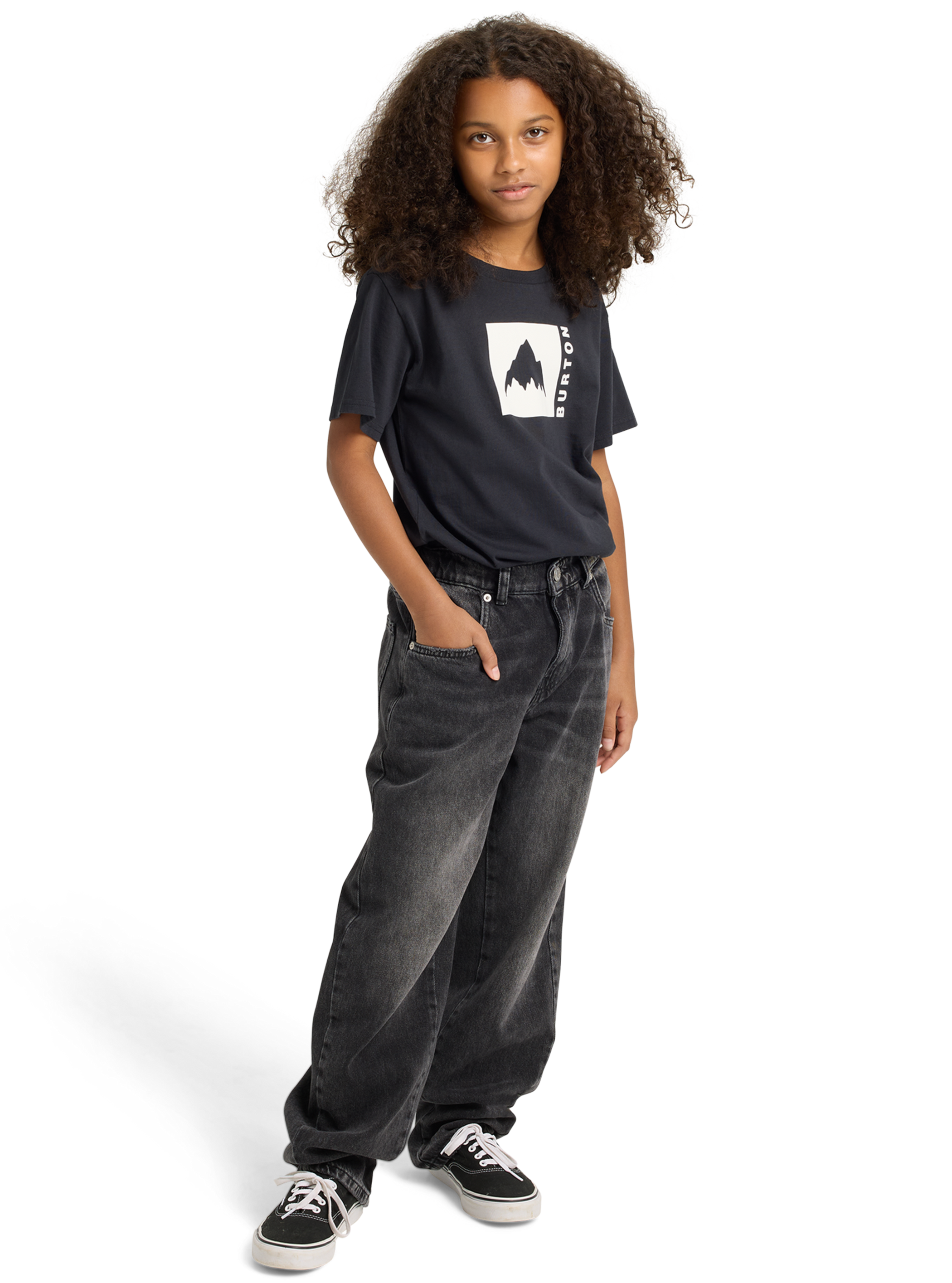 キッズ Burton クラシック マウンテンハイ ショートスリーブ Tシャツ