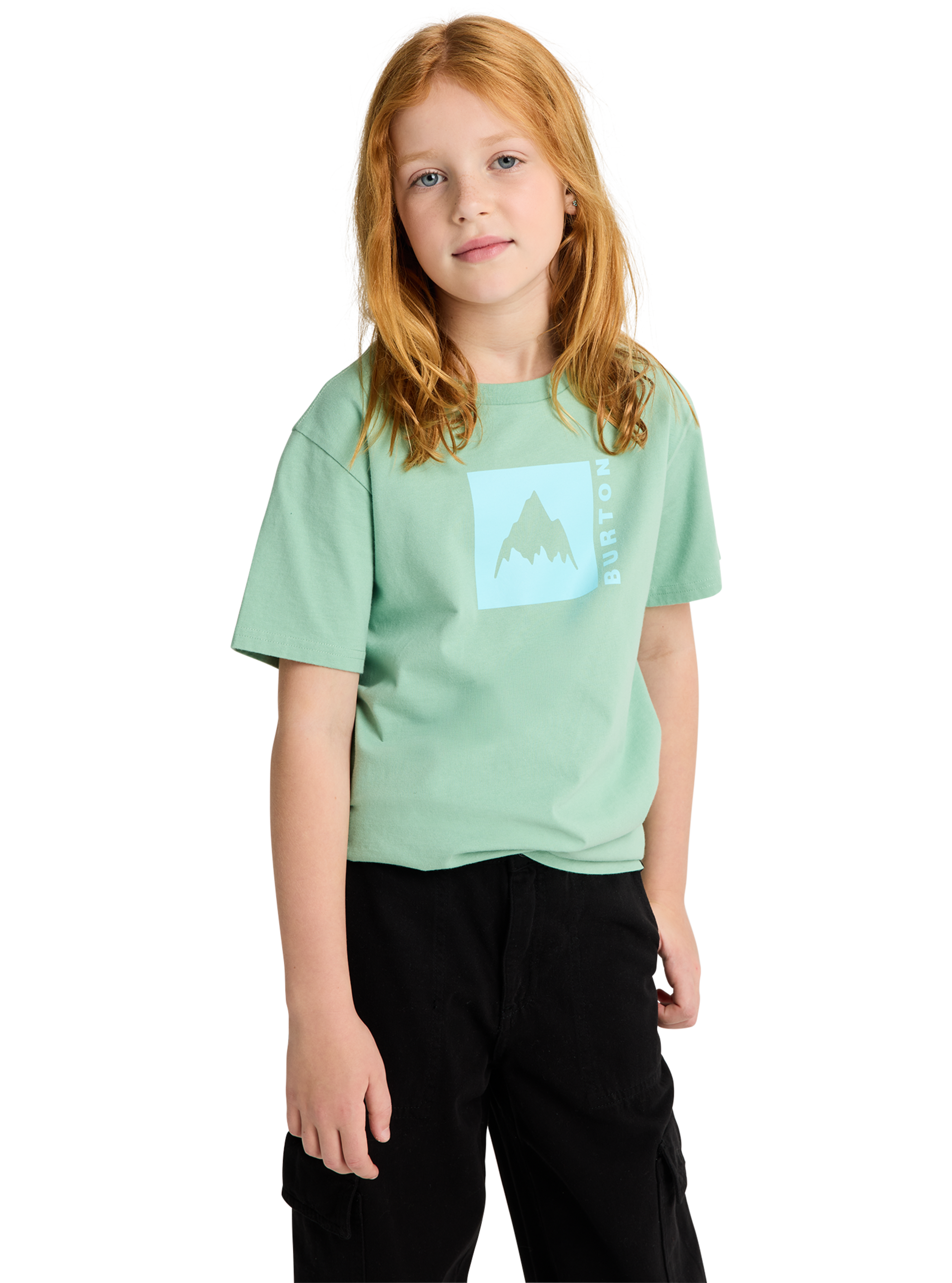 Product image of Kids' Burton Classic Mountain Short Sleeve T-Shirt[Variant:Soft Sage]