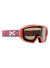 Product image of Anon Relapse Jr. Low Bridge Fit Goggles + MFI® Face Mask[Variant:Frame: Zig Zag, Lens: Smoke (35% / S2)]