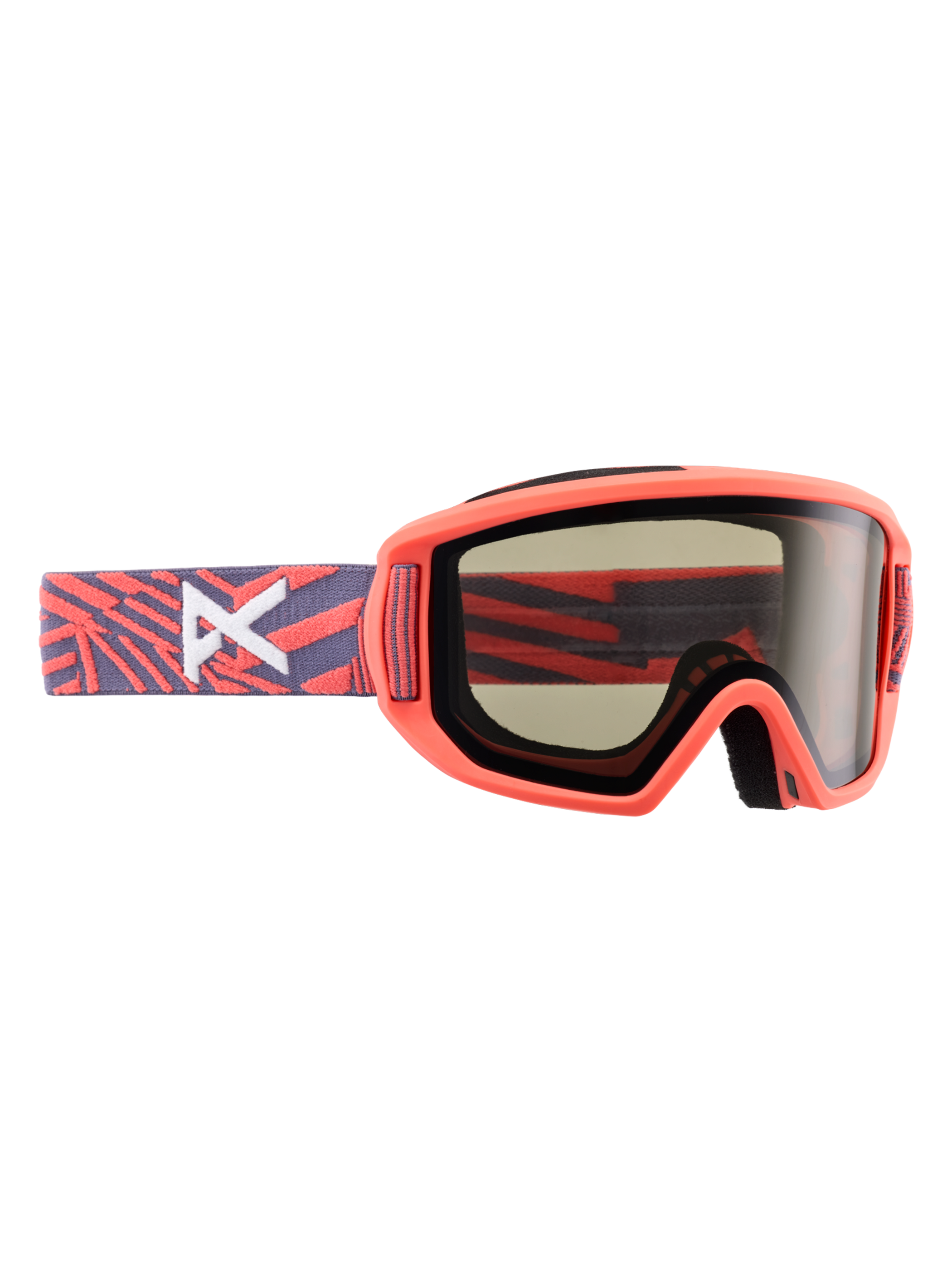 Product image of Anon Relapse Jr. Low Bridge Fit Goggles + MFI® Face Mask[Variant:Frame: Zig Zag, Lens: Smoke (35% / S2)]
