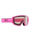 Product image of Anon Relapse Jr. Low Bridge Fit Goggles + MFI® Face Mask[Variant:Frame: Pink, Lens: Smoke (35% / S2)]