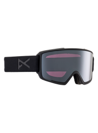 Product image of Anon M3 Goggles + Bonus Lens + MFI® Face Mask[Variant:Frame: Smoke, Lens: Perceive Sunny Onyx (6% / S4), Spare Lens: Perceive Variable Violet (34% / S2)]