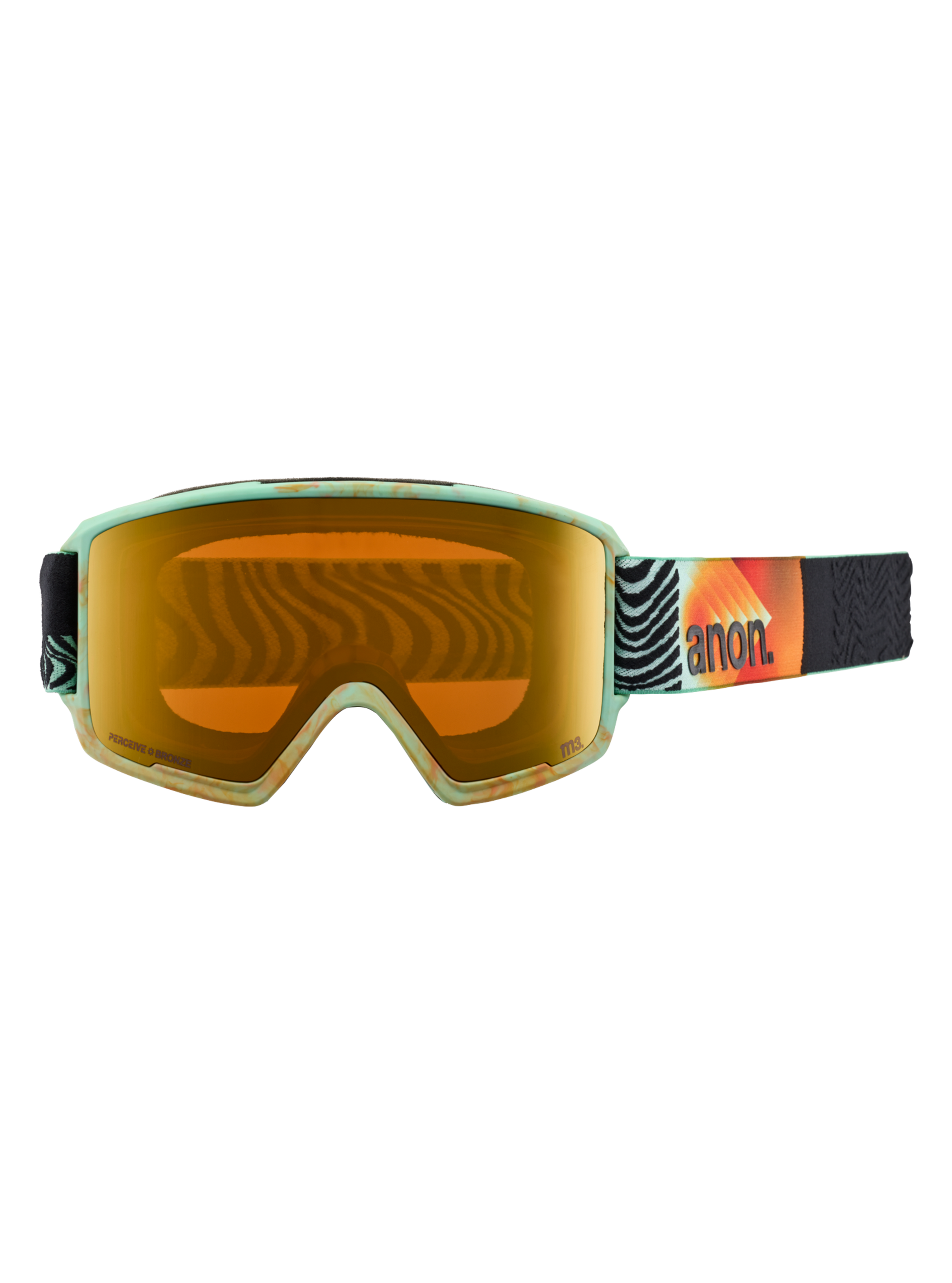 Product image of Anon M3 Goggles + Bonus Lens + MFI® Face Mask[Variant:Frame: Dunescape, Lens: Perceive Cloudy Burst (59% / S1), Spare Lens: Perceive Sunny Bronze (17% / S3)]
