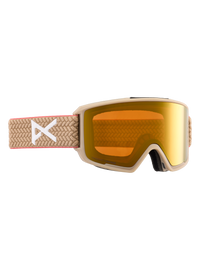 Product image of Anon M3 Goggles + Bonus Lens + MFI® Face Mask[Variant:Frame: Summit Taupe, Lens: Perceive Sunny Bronze (17% / S3), Spare Lens: Perceive Cloudy Burst (59% / S1)]