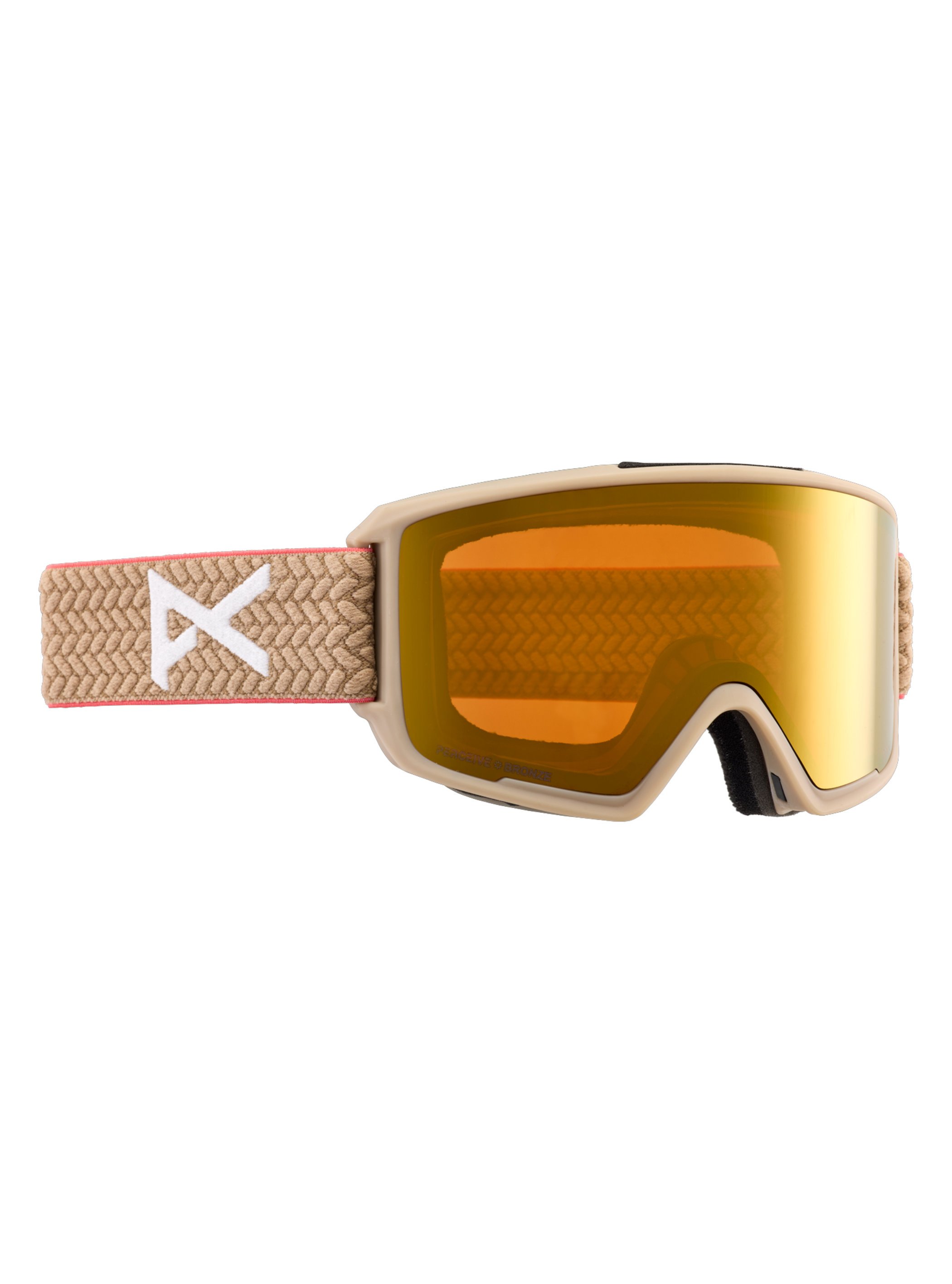 Product image of Anon M3 Goggles + Bonus Lens + MFI® Face Mask[Variant:Frame: Summit Taupe, Lens: Perceive Sunny Bronze (17% / S3), Spare Lens: Perceive Cloudy Burst (59% / S1)]