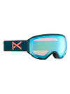 Product image of Anon WM1 Goggles + Bonus Lens + MFI® Face Mask[Variant:Frame: Deep Emerald, Lens: Perceive Variable Blue (21% / S2), Spare Lens: Perceive Cloudy Pink (53% / S1)]