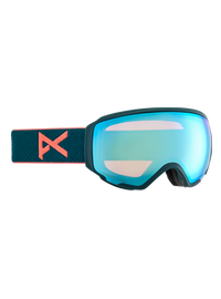 Product image of Anon WM1 Goggles + Bonus Lens + MFI® Face Mask[Variant:Frame: Deep Emerald, Lens: Perceive Variable Blue (21% / S2), Spare Lens: Perceive Cloudy Pink (53% / S1)]