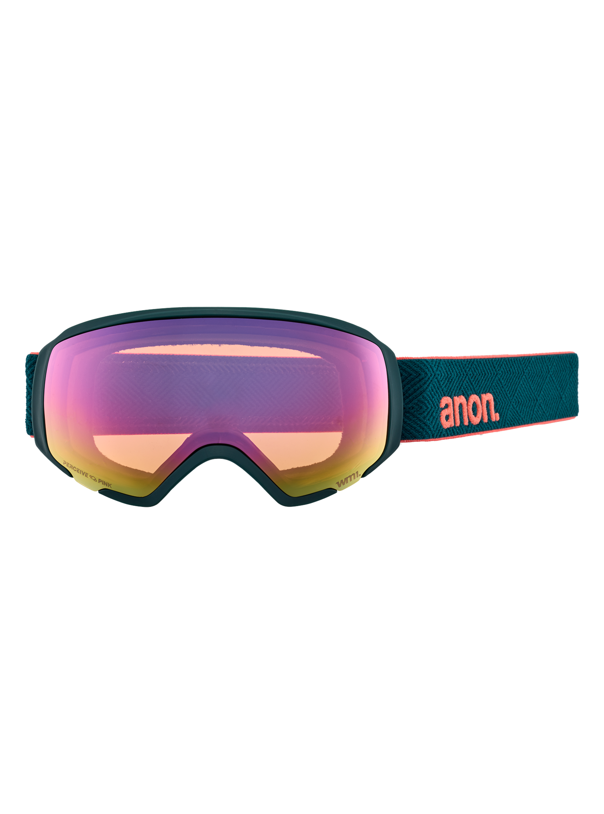 Product image of Anon WM1 Goggles + Bonus Lens + MFI® Face Mask[Variant:Frame: Deep Emerald, Lens: Perceive Variable Blue (21% / S2), Spare Lens: Perceive Cloudy Pink (53% / S1)]