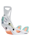 Product image of Kids' Burton Step On® Smalls Re:Flex Snowboard Bindings[Variant:White / Multi]