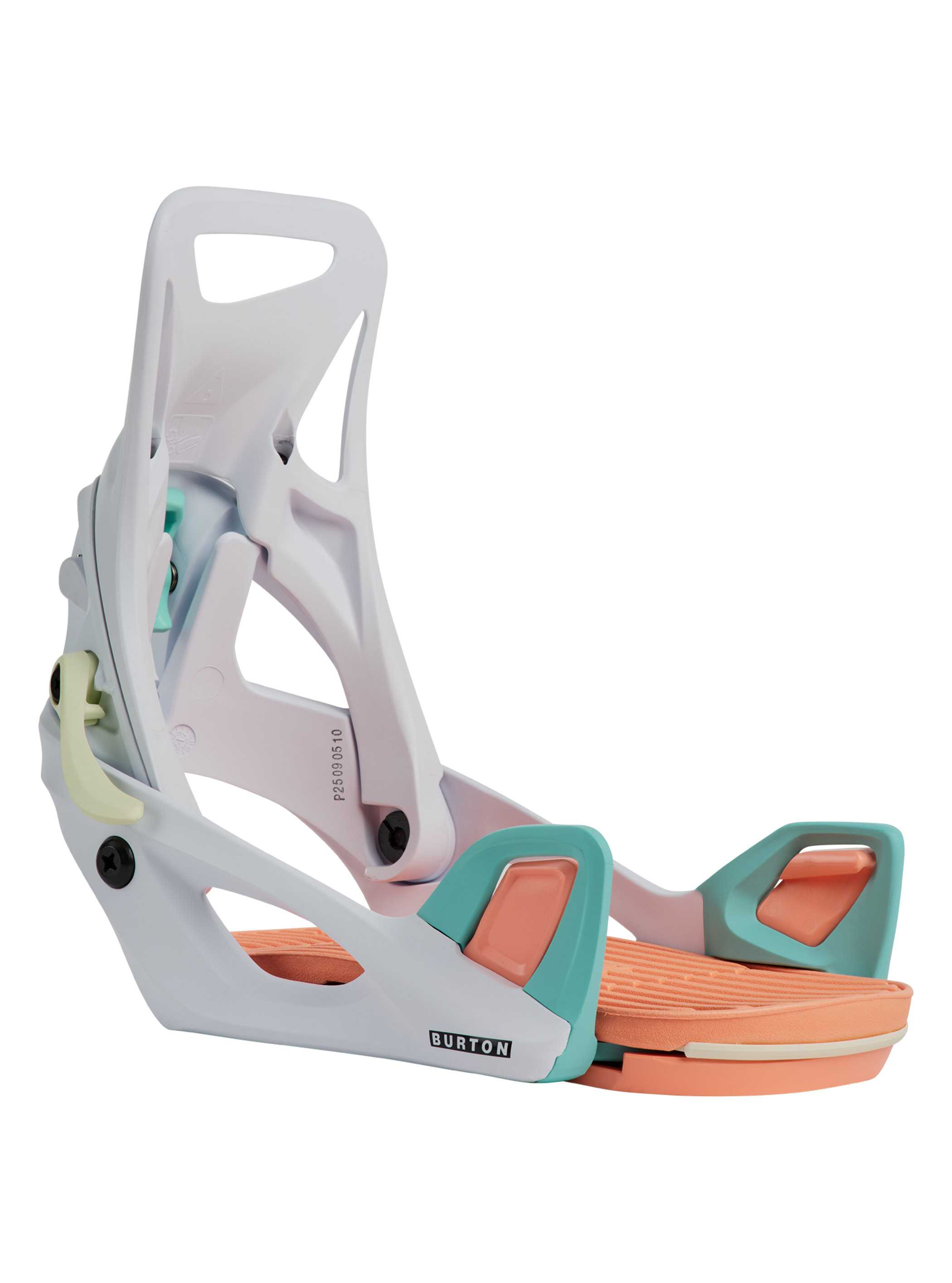 Product image of Kids' Burton Step On® Smalls Re:Flex Snowboard Bindings[Variant:White / Multi]