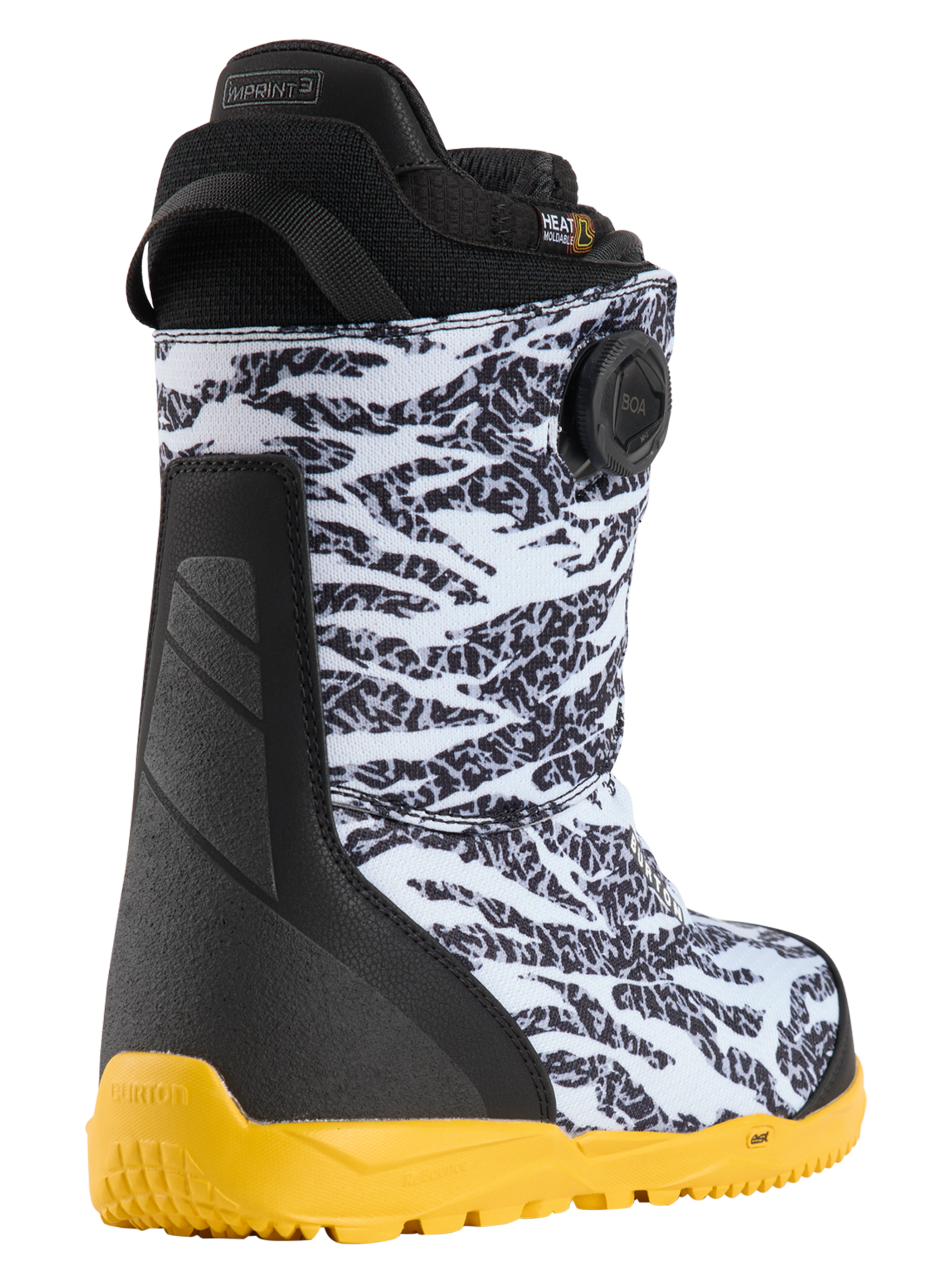 Product image of Men's Burton Swath BOA® Snowboard Boots[Variant:Zebra / Goldenrod]