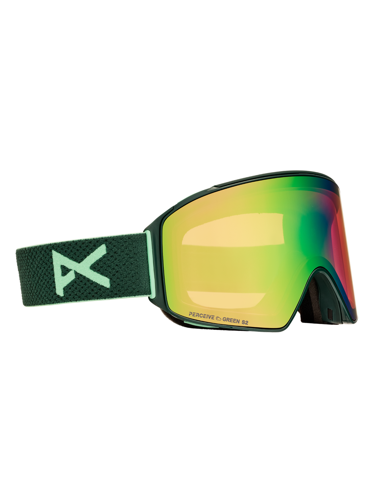 Product image of Anon M4 Goggles (Cylindrical) + Bonus Lens + MFI® Face Mask[Variant:Frame: Brunswick Green, Lens: Perceive Variable Green (22% / S2), Spare Lens: Perceive Cloudy Pink (53% / S1)]