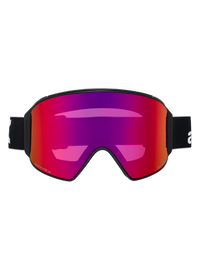 Product image of Anon M4 Goggles (Cylindrical) + Bonus Lens + MFI® Face Mask[Variant:Frame: Black, Lens: Perceive Sunny Red (14% / S3), Spare Lens: Perceive Cloudy Burst (59% / S1)]