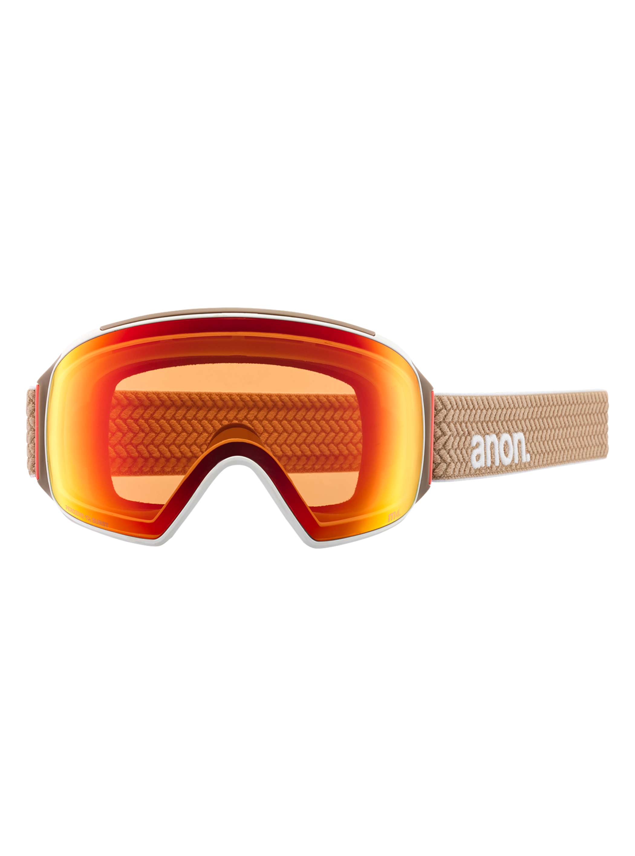 Product image of Anon M4 Low Bridge Fit Goggles (Toric) + Bonus Lens + MFI® Face Mask[Variant:Frame: Summit Taupe, Lens: Perceive Sunny Bronze (17% / S3), Spare Lens: Perceive Cloudy Burst (59% / S1)]