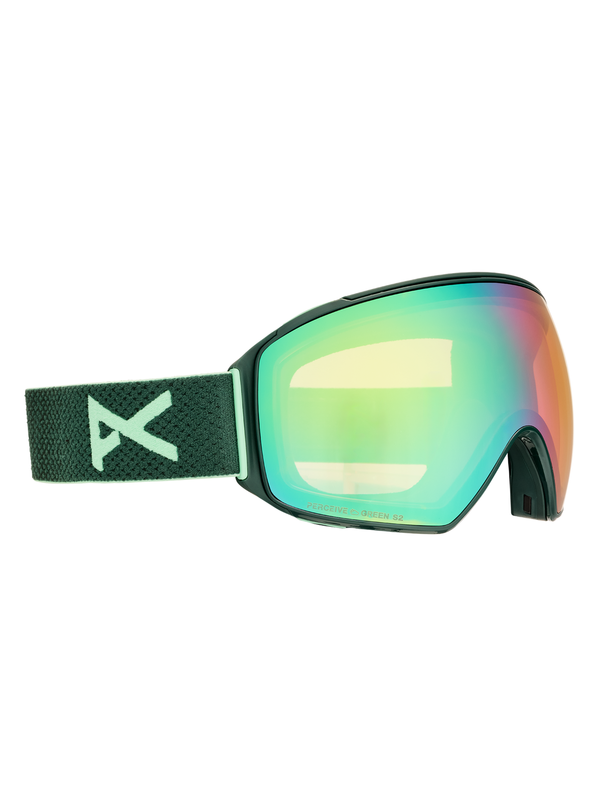 Product image of Anon M4 Goggles (Toric) + Bonus Lens + MFI® Face Mask[Variant:Frame: Brunswick Green, Lens: Perceive Variable Green (22% / S2), Spare Lens: Perceive Cloudy Pink (53% / S1)]