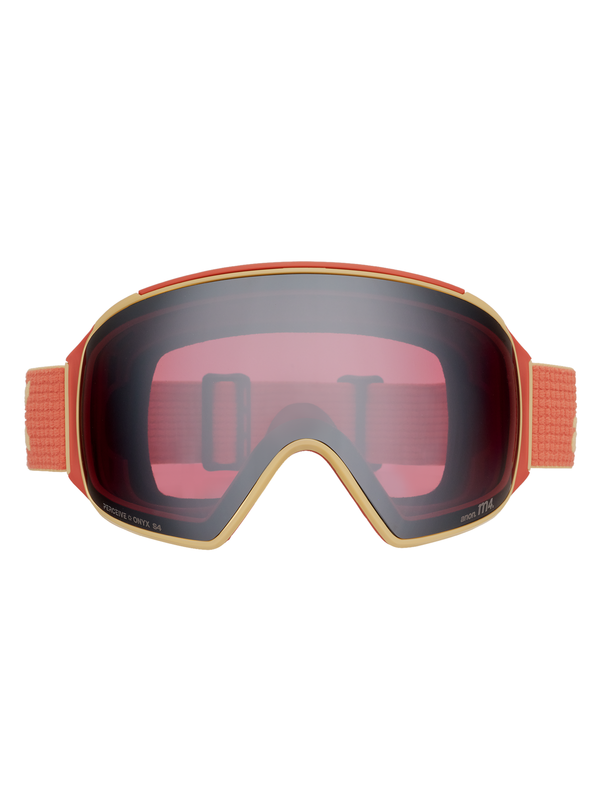 Product image of Anon M4 Goggles (Toric) + Bonus Lens + MFI® Face Mask[Variant:Frame: Terracotta, Lens: Perceive Sunny Onyx (6% / S4), Spare Lens: Perceive Variable Violet (34% / S2)]