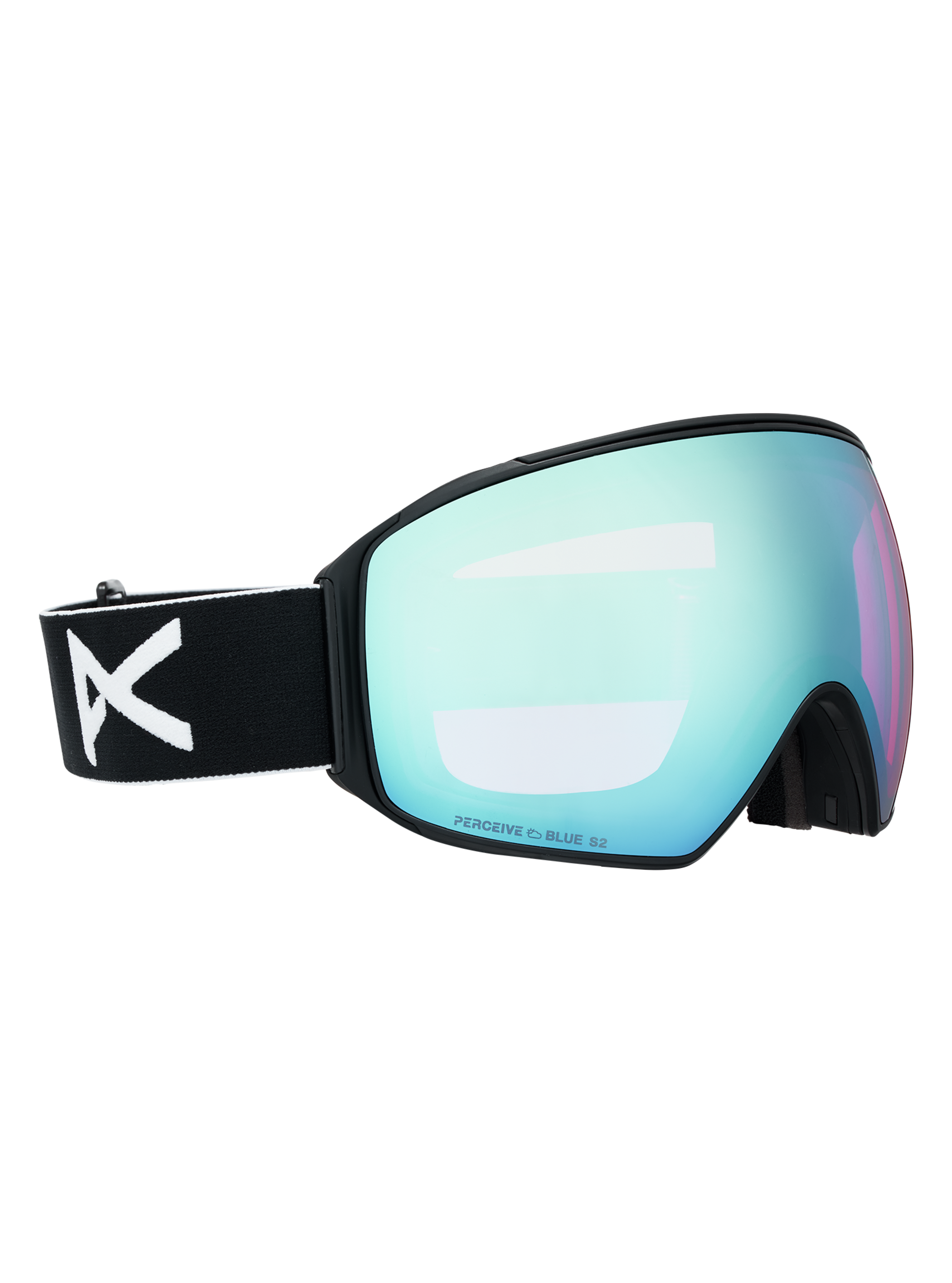 Product image of Anon M4 Goggles (Toric) + Bonus Perceive Lens + MFI® Face Mask[Variant:Frame: Black, Lens: Perceive Variable Blue (21% / S2), Spare Lens: Perceive Cloudy Pink (53% / S1)]