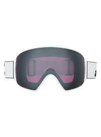 Product image of Anon M4 Goggles (Toric) + Bonus Perceive Lens + MFI® Face Mask[Variant:Frame: White, Lens: Perceive Sunny Onyx (6% / S4), Spare Lens: Perceive Variable Violet (34% / S2)]