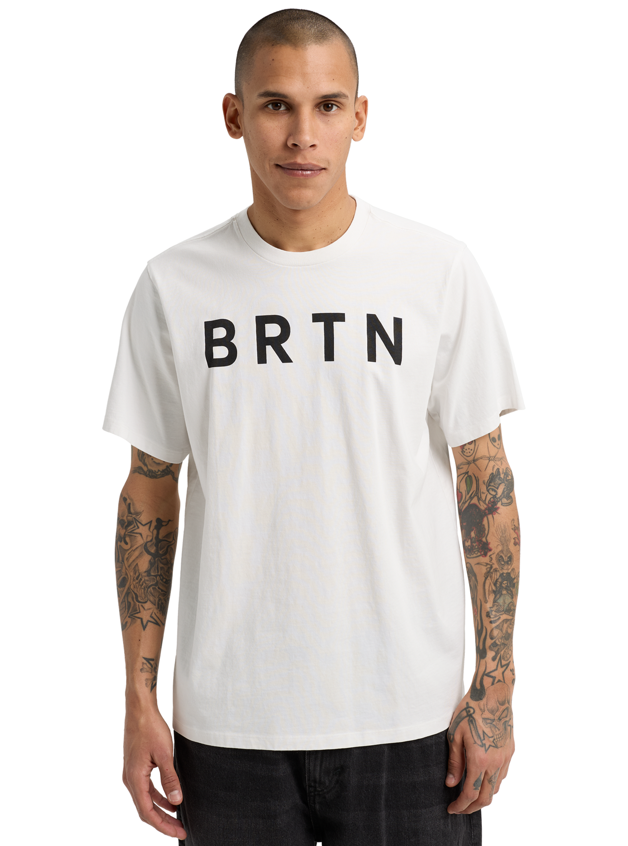 Product image of Burton BRTN Short Sleeve T-Shirt[Variant:Stout White]