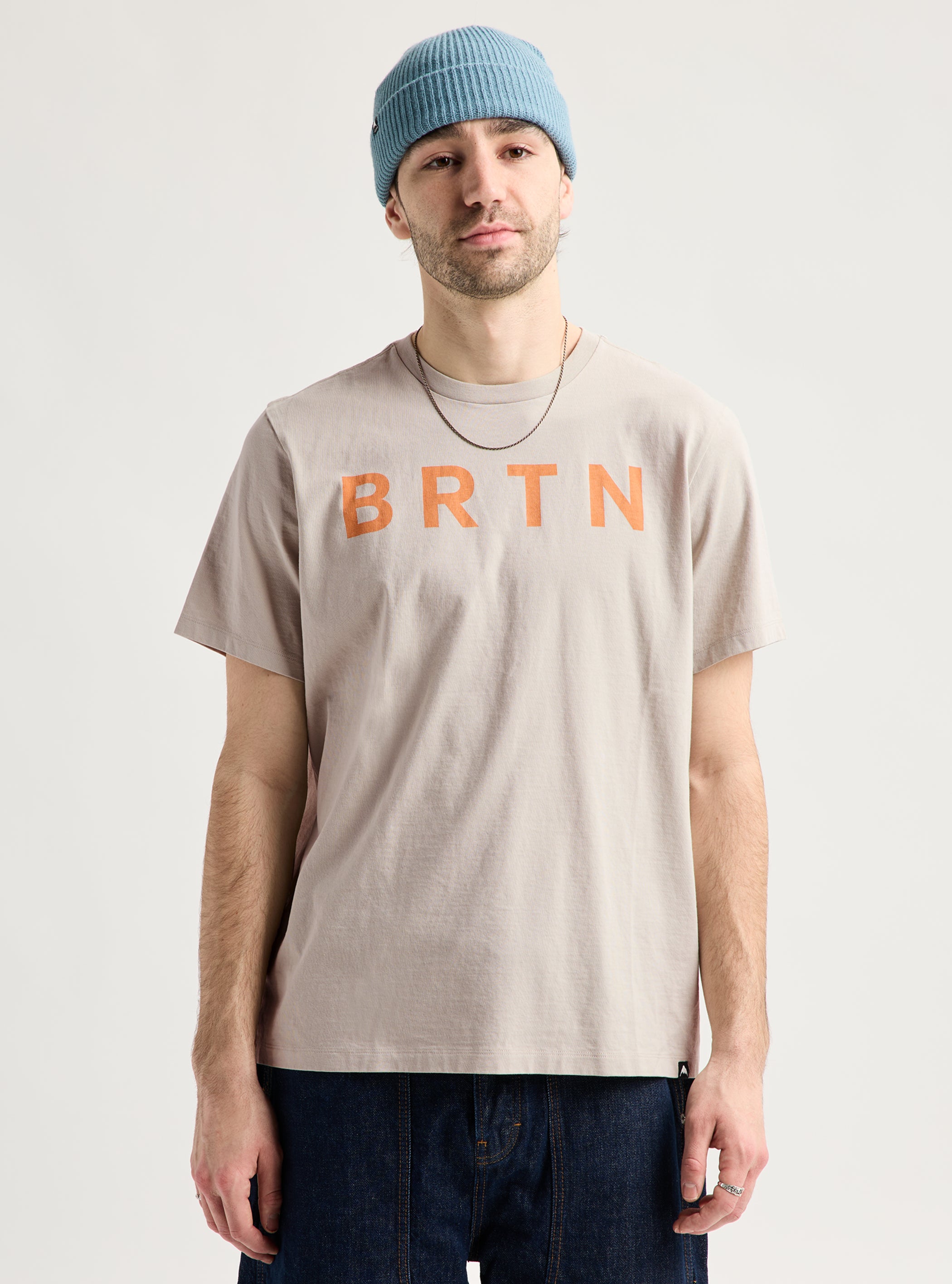 Product image of Burton BRTN Short Sleeve T-Shirt[Variant:Chinchilla Gray]