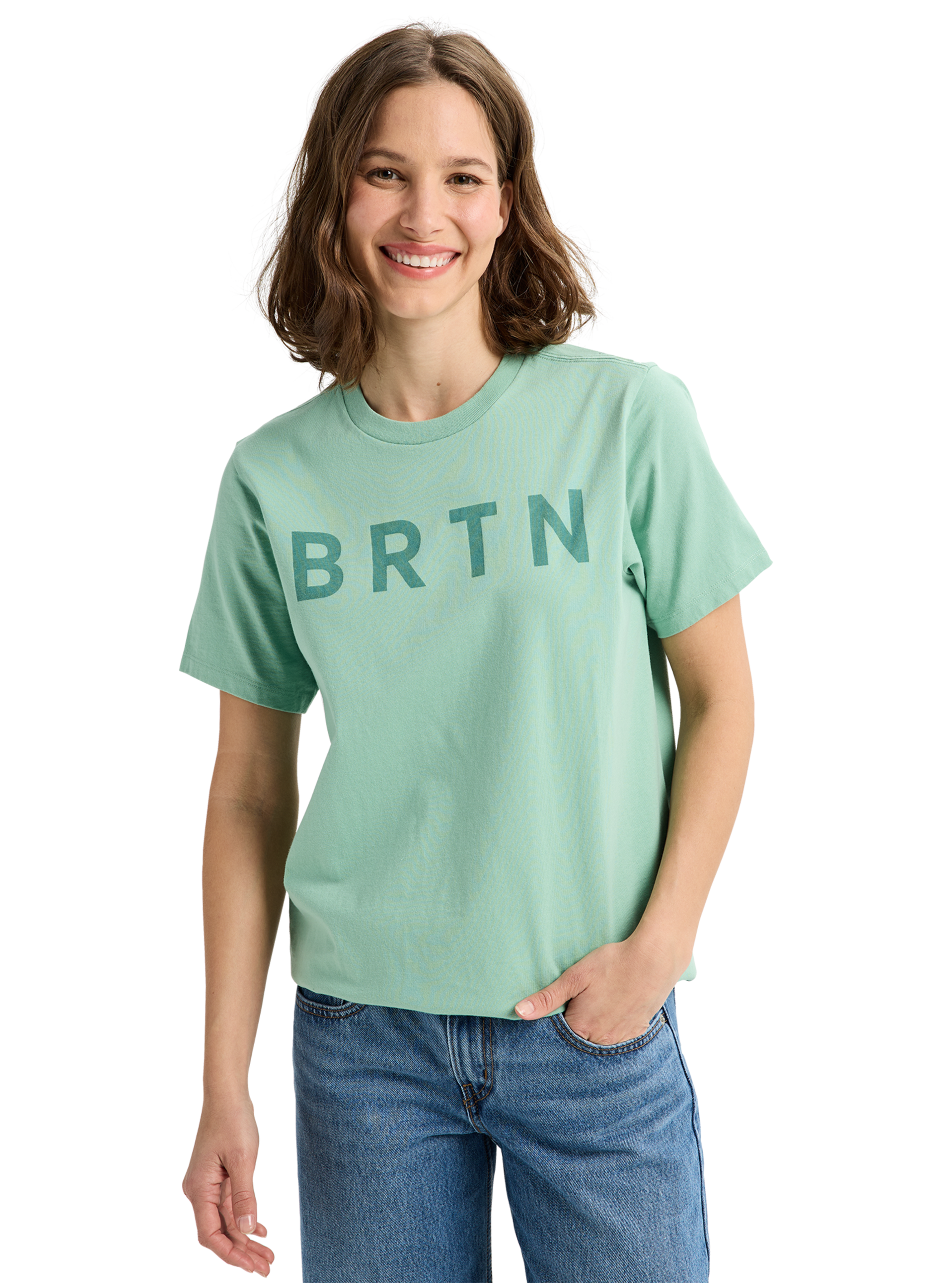 Product image of Burton BRTN Short Sleeve T-Shirt[Variant:Soft Sage]