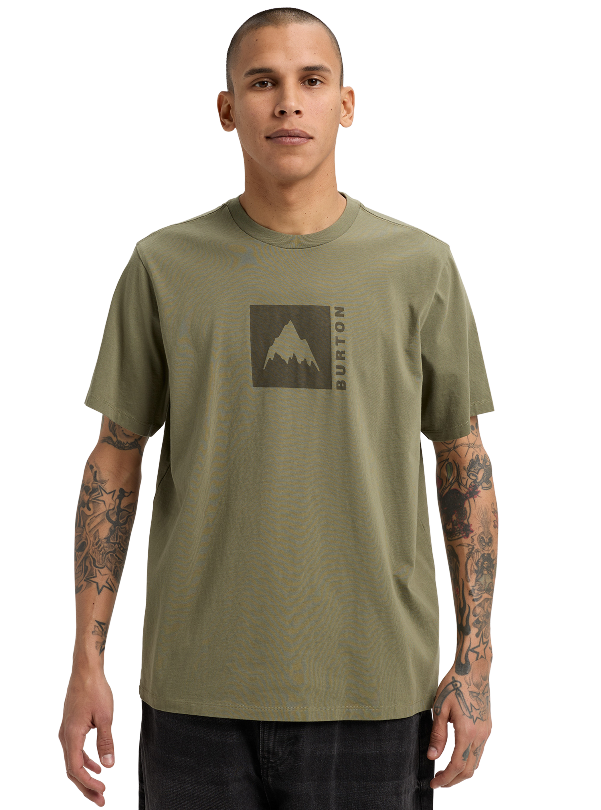 Product image of Burton Classic Mountain Short Sleeve T-Shirt[Variant:Forest Moss]