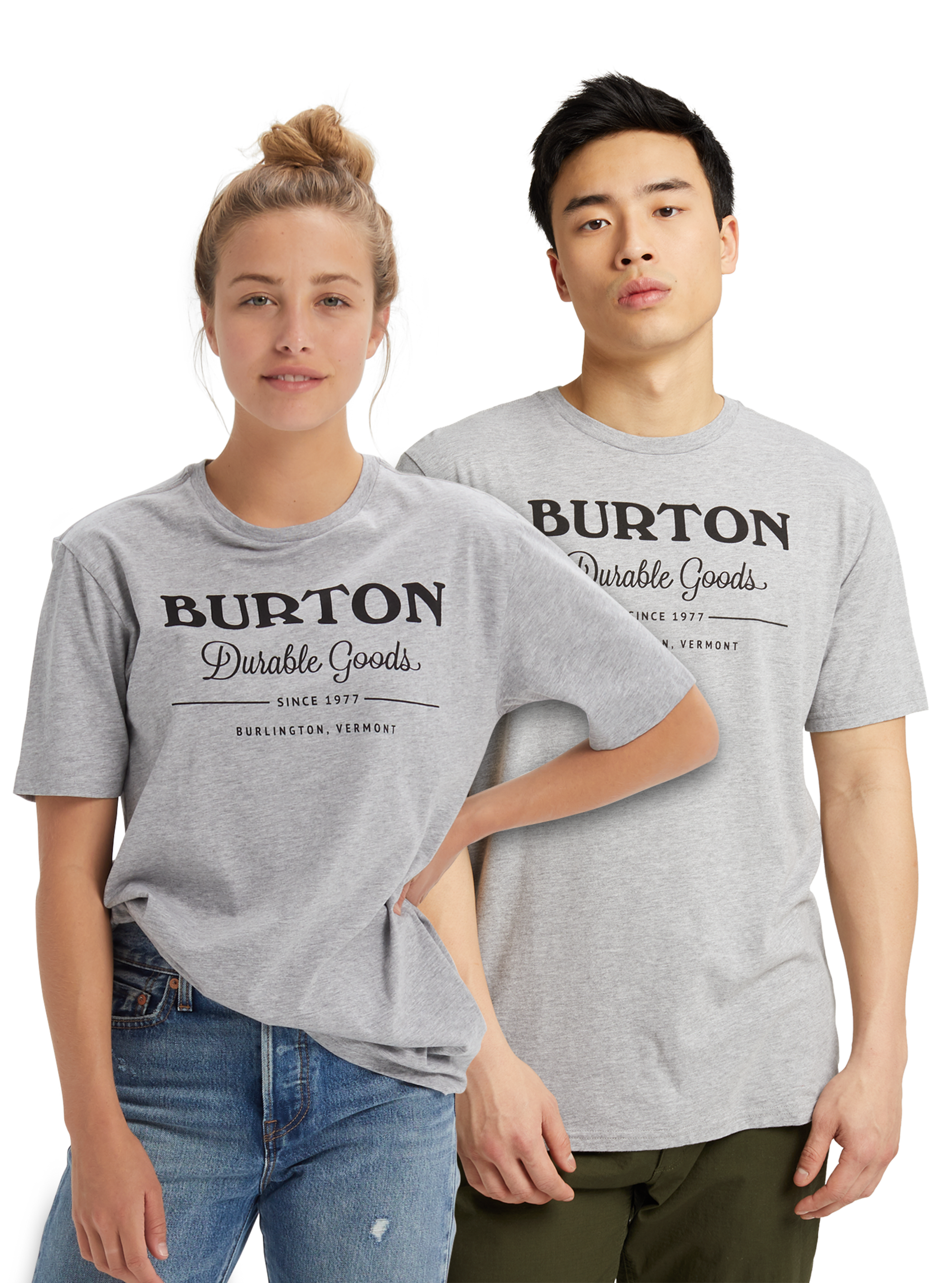 Product image of Burton Durable Goods Short Sleeve T-Shirt[Variant:Gray Heather]