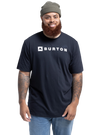 Product image of Burton Horizontal Mountain Short Sleeve T-Shirt[Variant:True Black]