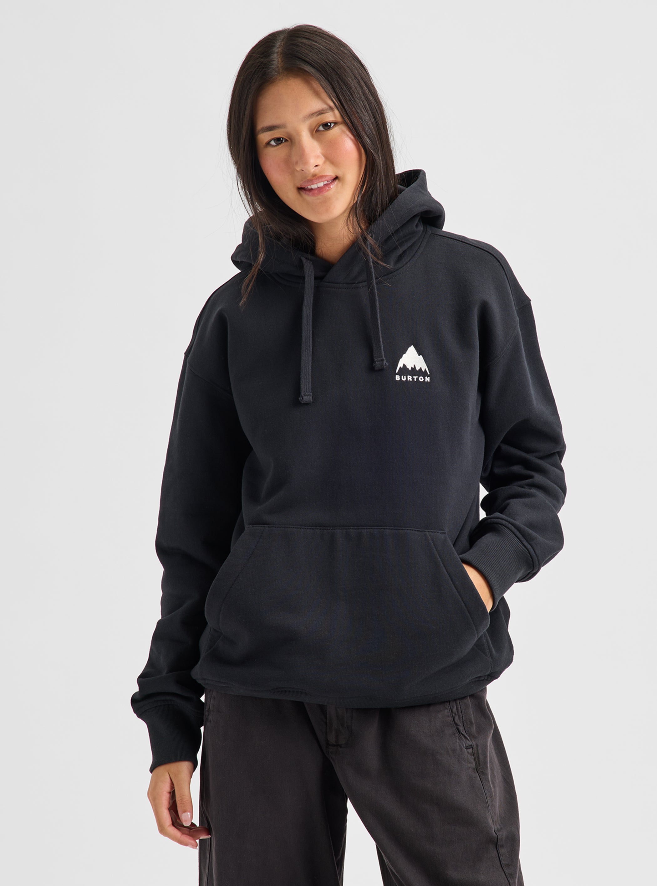 Product image of Burton Mountain Pullover Hoodie[Variant:True Black]