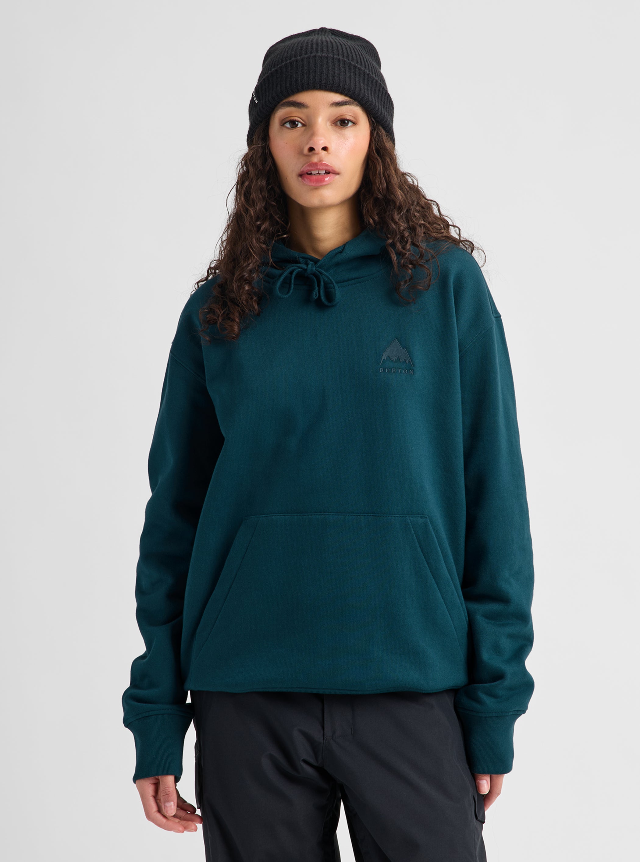 Product image of Men's Burton Mountain Pullover Hoodie[Variant:Atlantic Teal]