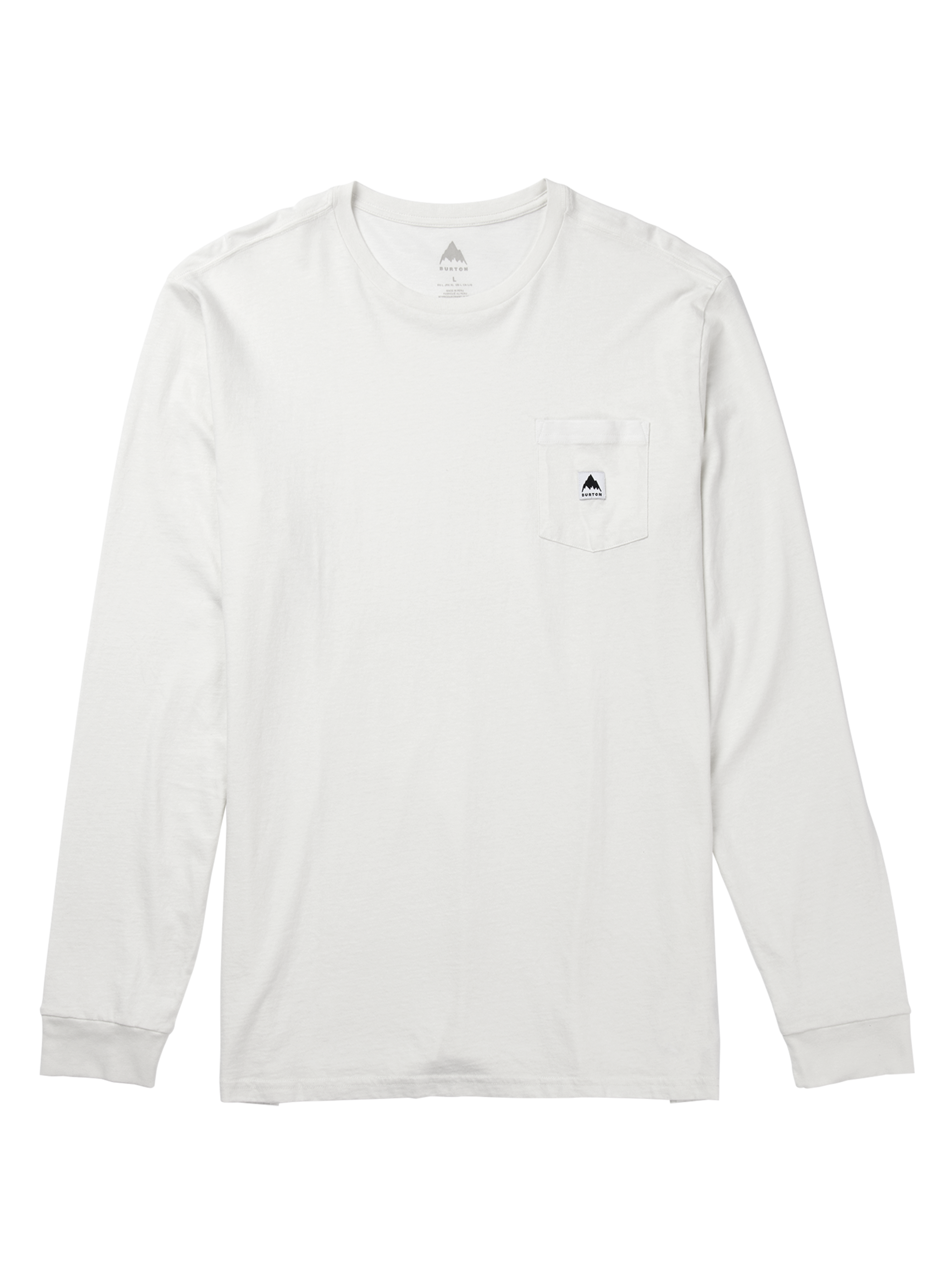 Product image of Burton Colfax Long Sleeve T-Shirt[Variant:Stout White]