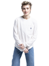 Product image of Burton Colfax Long Sleeve T-Shirt[Variant:Stout White]