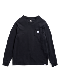 Product image of Burton Colfax Long Sleeve T-Shirt[Variant:True Black]