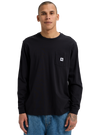 Product image of Burton Colfax Long Sleeve T-Shirt[Variant:True Black]