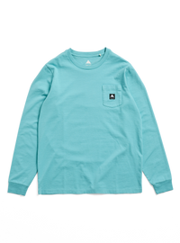 Product image of Men's Burton Colfax Long Sleeve T-Shirt[Variant:Mineral Blue]